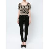 2WAYレオパードハーフスリーブニットトップス | GYDA | 詳細画像45 