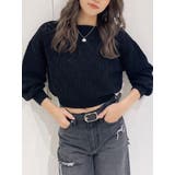 Symmetry GYDAアイレットオフショルニットトップス | GYDA | 詳細画像1