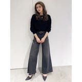 Symmetry GYDAアイレットオフショルニットトップス | GYDA | 詳細画像12