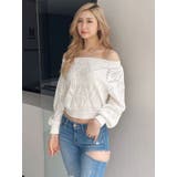 Symmetry GYDAアイレットオフショルニットトップス | GYDA | 詳細画像4