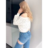 Symmetry GYDAアイレットオフショルニットトップス | GYDA | 詳細画像5