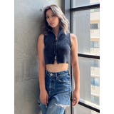 ブリーチＷファスナーノースリトップス | GYDA | 詳細画像4 