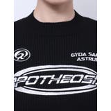 レーサーデザインembroideryニットトップス | GYDA | 詳細画像30 