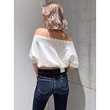 Square gyda エンボス オフショル トップス | GYDA | 詳細画像23