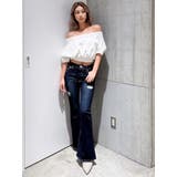 Square gyda エンボス オフショル トップス | GYDA | 詳細画像26