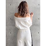 Square gyda エンボス オフショル トップス | GYDA | 詳細画像5