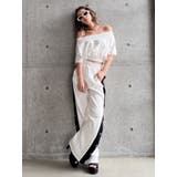 Square gyda エンボス オフショル トップス | GYDA | 詳細画像6