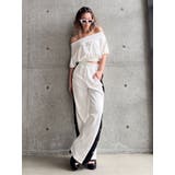 Square gyda エンボス オフショル トップス | GYDA | 詳細画像7