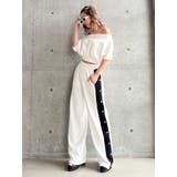 Square gyda エンボス オフショル トップス | GYDA | 詳細画像8