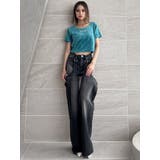 CHILLAXING embroideryベロアトップス | GYDA | 詳細画像17