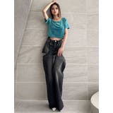 CHILLAXING embroideryベロアトップス | GYDA | 詳細画像18