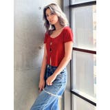 フロントホールカットトップス | GYDA | 詳細画像4 