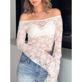 オフホワイト | 2WAYレースTOPS | GYDA
