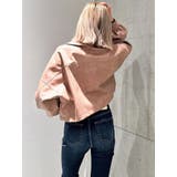 Symmetry GYDAフェイクレザースタンドカラーショートジャケット | GYDA | 詳細画像31 