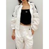 オフホワイト | 【TINY】Symmetry GYDAラインショートトラックジャケット | GYDA