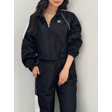 ブラック | 【TINY】Symmetry GYDAラインショートトラックジャケット | GYDA