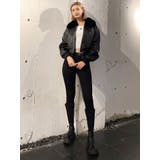 vintage processingフェイクレザーショートブルゾン | GYDA | 詳細画像13