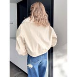 vintage processingフェイクレザーショートブルゾン | GYDA | 詳細画像26