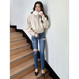 vintage processingフェイクレザーショートブルゾン | GYDA | 詳細画像38