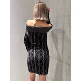 オフショルケーブルタイトニットワンピース | GYDA | 詳細画像11 