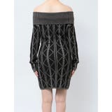 オフショルケーブルタイトニットワンピース | GYDA | 詳細画像27 