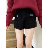 ブラック | Symmetry GYDAビジューポケットショートパンツ | GYDA