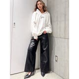 フェイクレザーワイドパンツ | GYDA | 詳細画像23