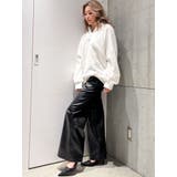 フェイクレザーワイドパンツ | GYDA | 詳細画像25