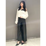 フェイクレザーワイドパンツ | GYDA | 詳細画像3