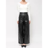 フェイクレザーワイドパンツ | GYDA | 詳細画像34