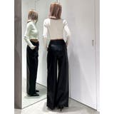 フェイクレザーワイドパンツ | GYDA | 詳細画像7