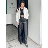 フェイクレザーワイドパンツ | GYDA | 詳細画像8