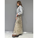 MCP SIDERIPPED OVERLAPケミカルデニムロングスカート | GYDA | 詳細画像13