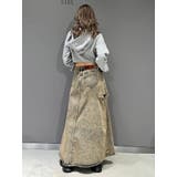 MCP SIDERIPPED OVERLAPケミカルデニムロングスカート | GYDA | 詳細画像14