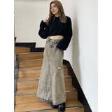 MCP SIDERIPPED OVERLAPケミカルデニムロングスカート | GYDA | 詳細画像2