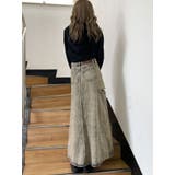 MCP SIDERIPPED OVERLAPケミカルデニムロングスカート | GYDA | 詳細画像25