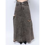 MCP SIDERIPPED OVERLAPケミカルデニムロングスカート | GYDA | 詳細画像29