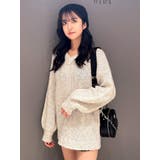 VネックMIXニットチュニック | GYDA | 詳細画像41 