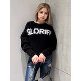 ブラック | GLORIFYモールニットLOOSEトップス | GYDA