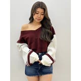 2wayスリーブラインＶネックニットトップス | GYDA | 詳細画像11 