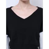 2wayスリーブラインＶネックニットトップス | GYDA | 詳細画像19 