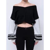 2wayスリーブラインＶネックニットトップス | GYDA | 詳細画像23 