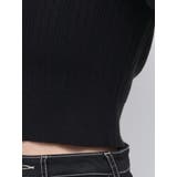 ベロアリボンオフショルニットトップス | GYDA | 詳細画像19 