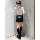 ベロアリボンオフショルニットトップス | GYDA | 詳細画像8 