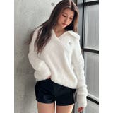 GYGYプレートシャギーポロニットチュニック | GYDA | 詳細画像21 