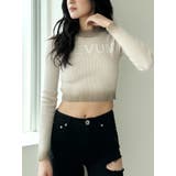 アイボリー | AEVUMグラデーションニットトップス | GYDA