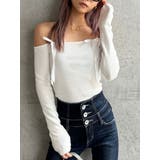 【TINY】オフショルリボンニットトップス | GYDA | 詳細画像36 