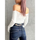 【TINY】オフショルリボンニットトップス | GYDA | 詳細画像37 