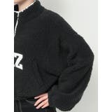 PAZハーフZIPボアショートトップス | GYDA | 詳細画像24 