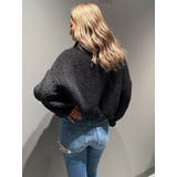 PAZハーフZIPボアショートトップス | GYDA | 詳細画像8 